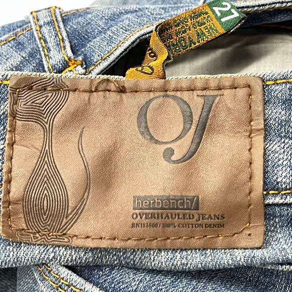 Bench Cropped Jeans Women Size 27 Medium Blue Denim Low Rise - Picture 4 of 9